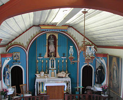 Historic St. Mary's Mission Chapel Interior