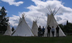 Salish Tipis at Historic St. Marys Mission