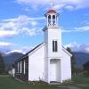 The Historic Chapel at St. Mary's. This is the fourth chapel built by the Jesuits for the Salish people and settlers.